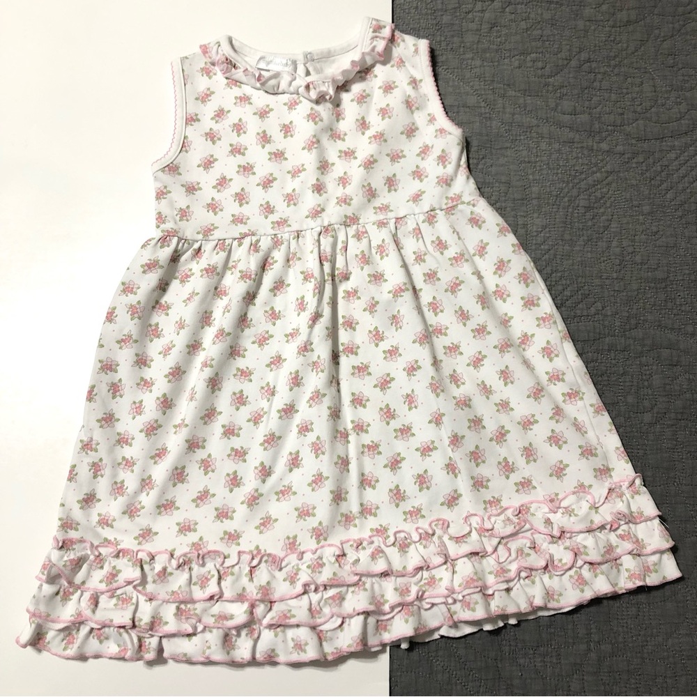 MAGNOLIA BABY Cotton Pink Floral Dress • 5